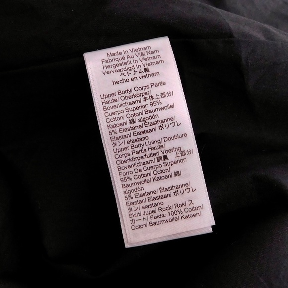 NWT!! J. CREW Bubble-Hem Mixy Dress Solid Black Mini Poplin Bubble Hem Small - Picture 14 of 16